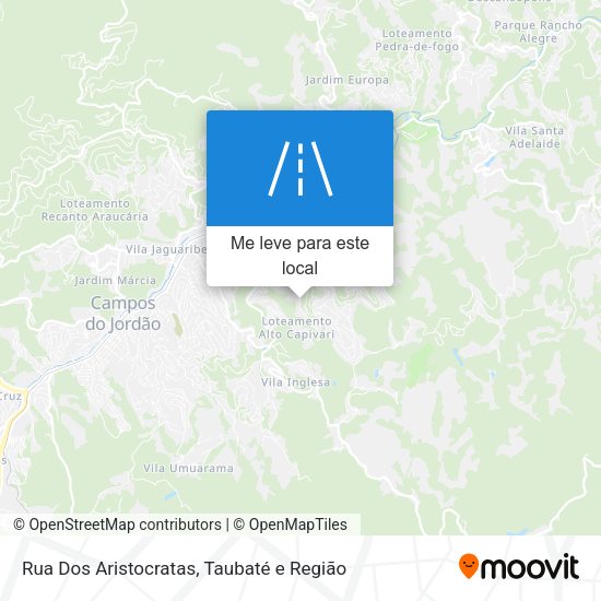 Rua Dos Aristocratas mapa