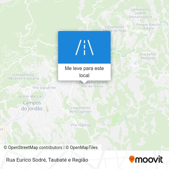 Rua Eurico Sodré mapa