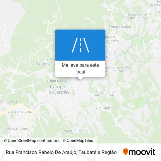 Rua Francisco Rabelo De Araújo mapa