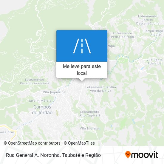 Rua General A. Noronha mapa