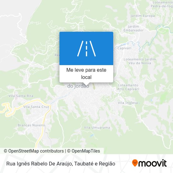 Rua Ignês Rabelo De Araújo mapa