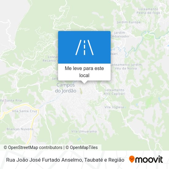Rua João José Furtado Anselmo mapa