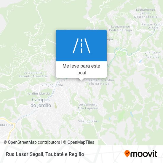 Rua Lasar Segall mapa