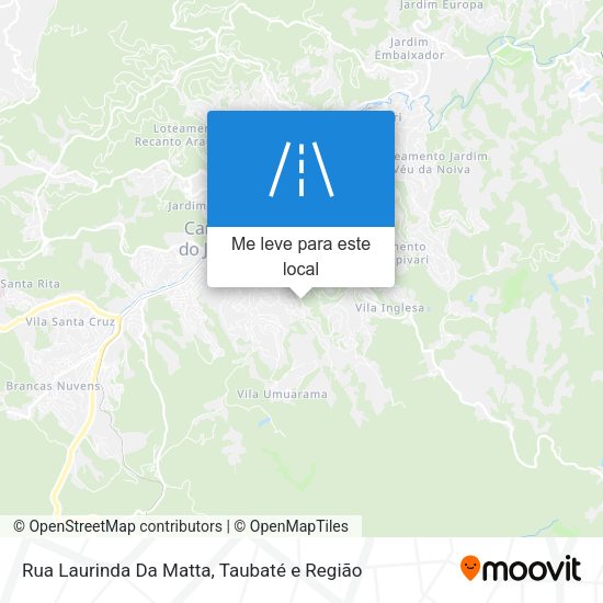 Rua Laurinda Da Matta mapa