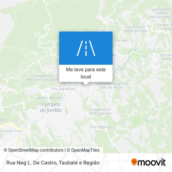 Rua Neg L. De Castro mapa