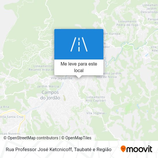 Rua Professor José Ketcnicoff mapa