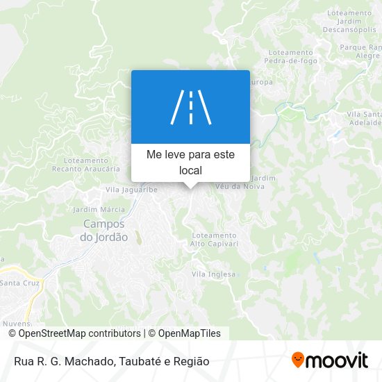 Rua R. G. Machado mapa