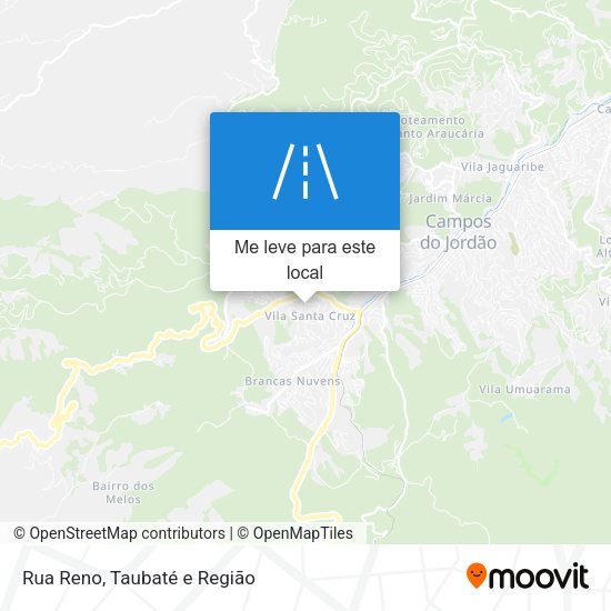 Rua Reno mapa