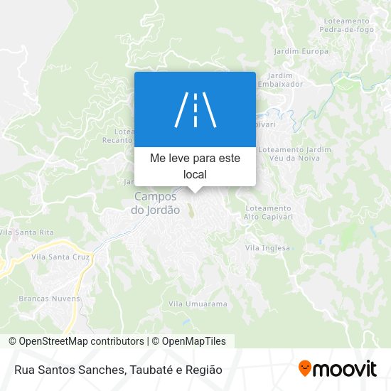 Rua Santos Sanches mapa