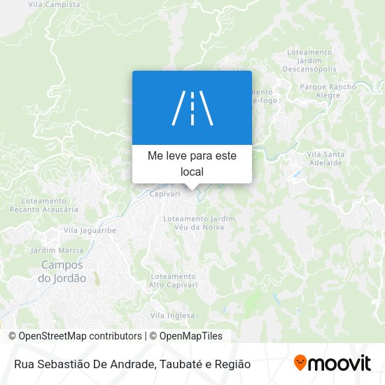 Rua Sebastião De Andrade mapa