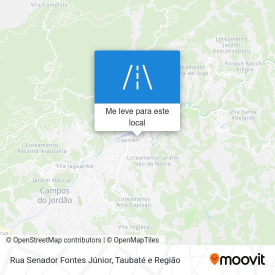 Rua Senador Fontes Júnior mapa
