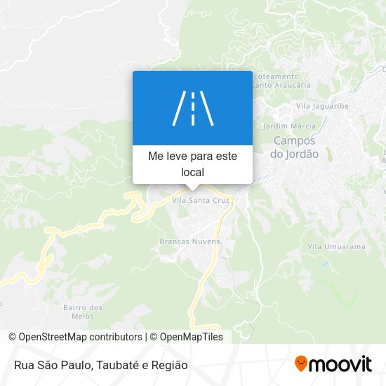 Rua São Paulo mapa