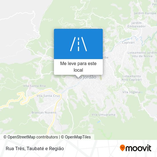 Rua Três mapa