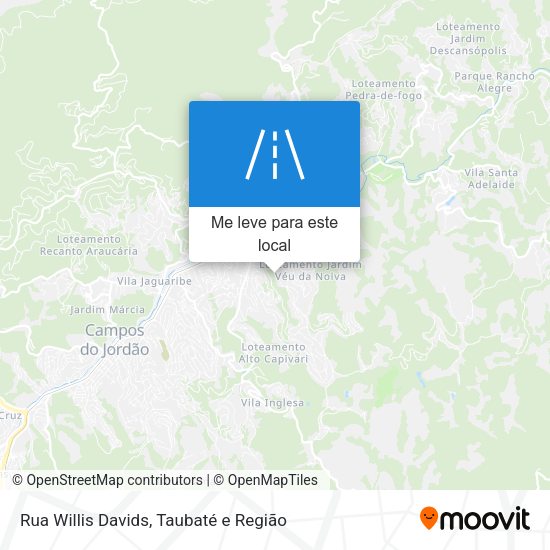 Rua Willis Davids mapa