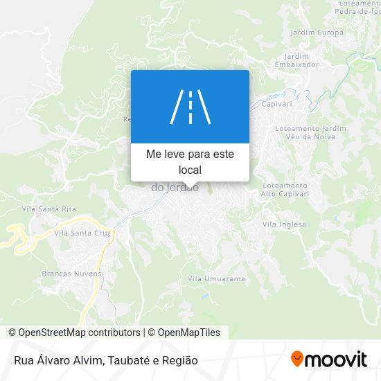 Rua Álvaro Alvim mapa