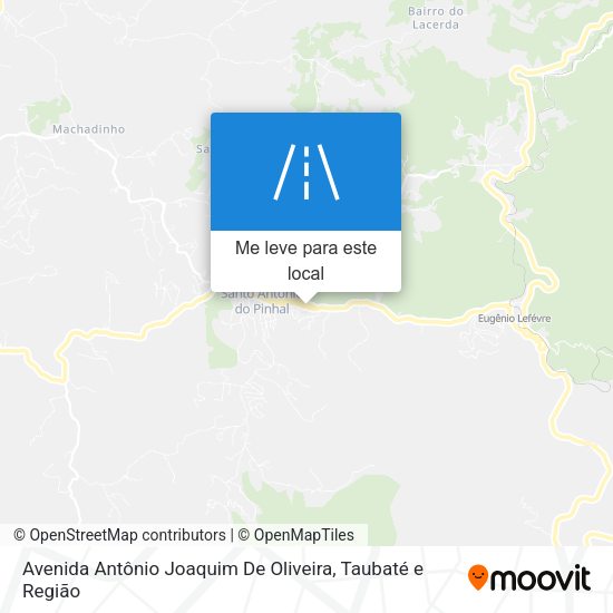 Avenida Antônio Joaquim De Oliveira mapa