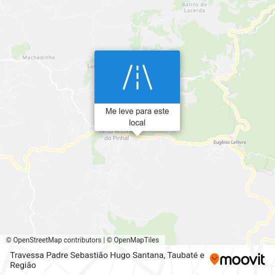 Travessa Padre Sebastião Hugo Santana mapa