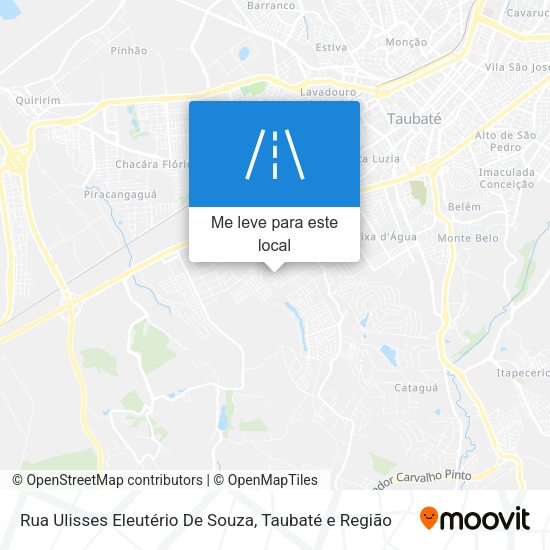 Rua Ulisses Eleutério De Souza mapa