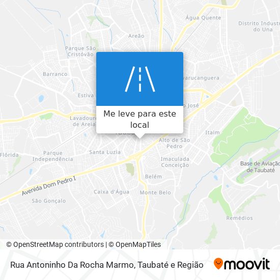 Rua Antoninho Da Rocha Marmo mapa