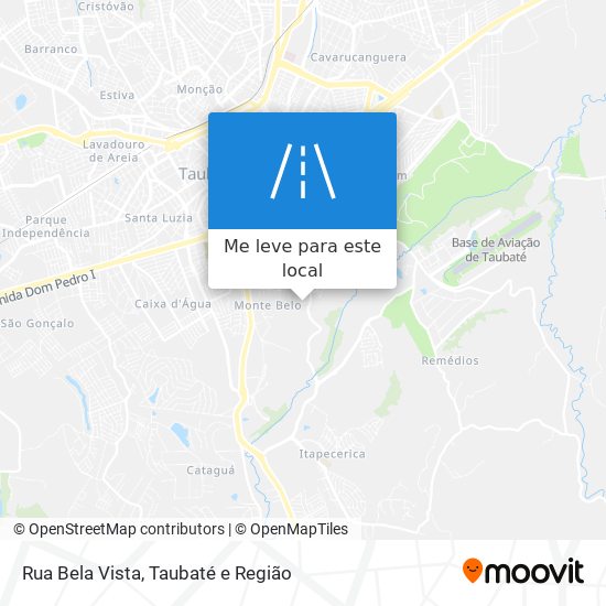 Rua Bela Vista mapa