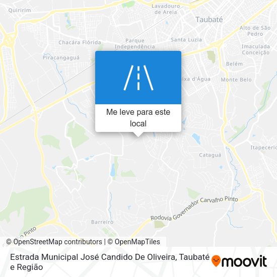 Estrada Municipal José Candido De Oliveira mapa