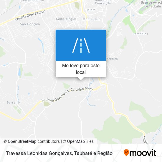 Travessa Leonidas Gonçalves mapa