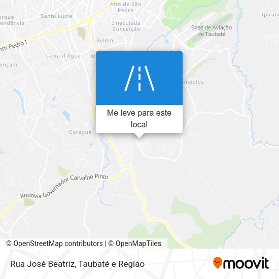 Rua José Beatriz mapa