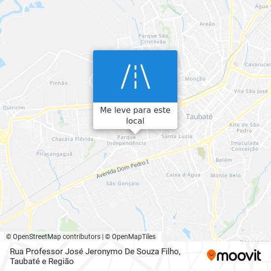 Rua Professor José Jeronymo De Souza Filho mapa