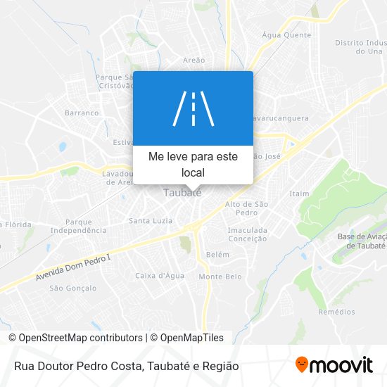 Rua Doutor Pedro Costa mapa