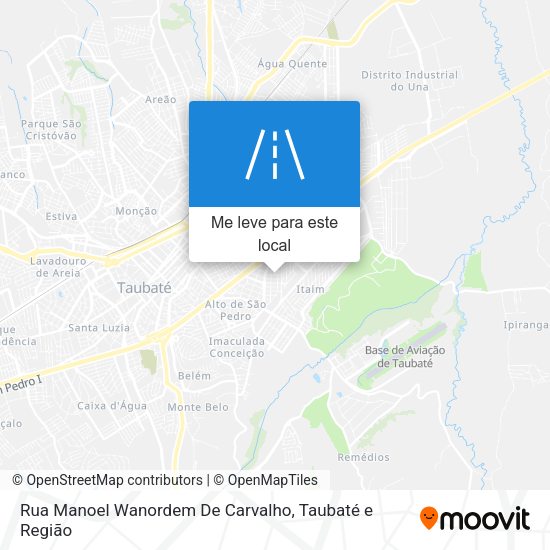 Rua Manoel Wanordem De Carvalho mapa