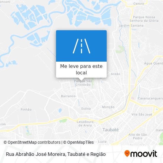 Rua Abrahão José Moreira mapa