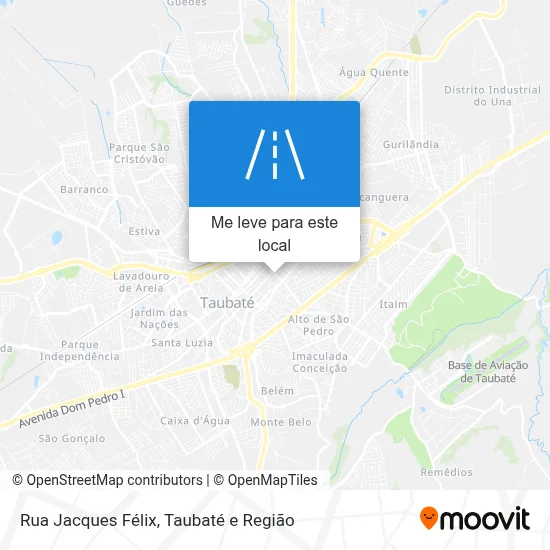 Rua Jacques Félix mapa