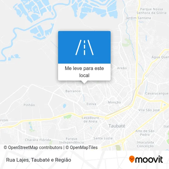 Rua Lajes mapa