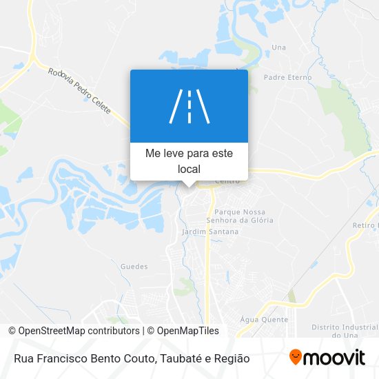 Rua Francisco Bento Couto mapa