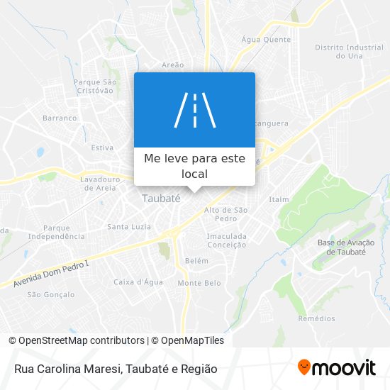 Rua Carolina Maresi mapa