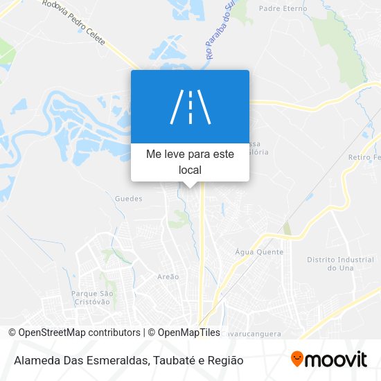Alameda Das Esmeraldas mapa
