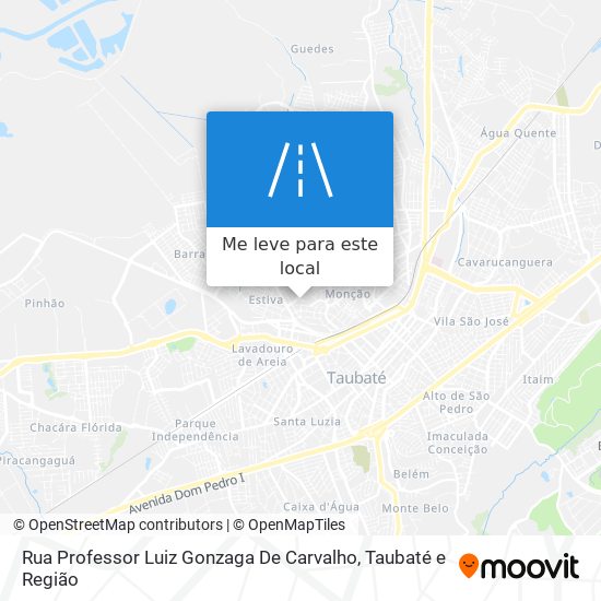 Rua Professor Luiz Gonzaga De Carvalho mapa