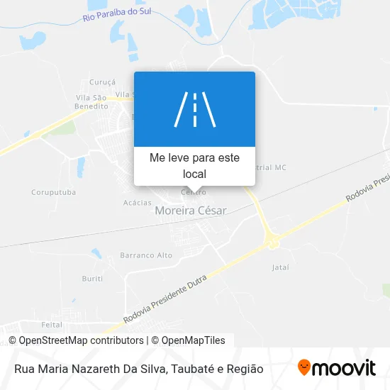 Rua Maria Nazareth Da Silva mapa