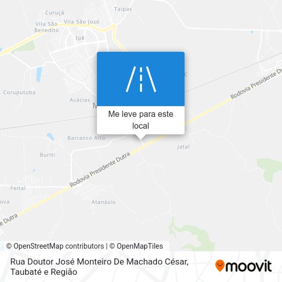 Rua Doutor José Monteiro De Machado César mapa