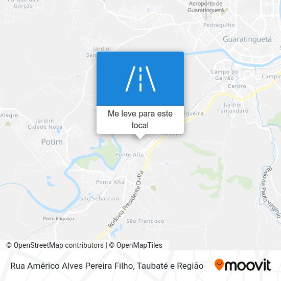 Rua Américo Alves Pereira Filho mapa