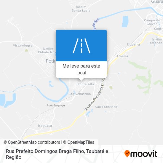 Rua Prefeito Domingos Braga Filho mapa