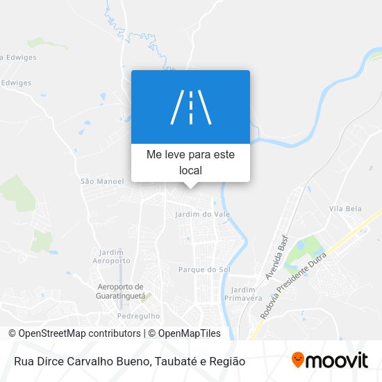 Rua Dirce Carvalho Bueno mapa