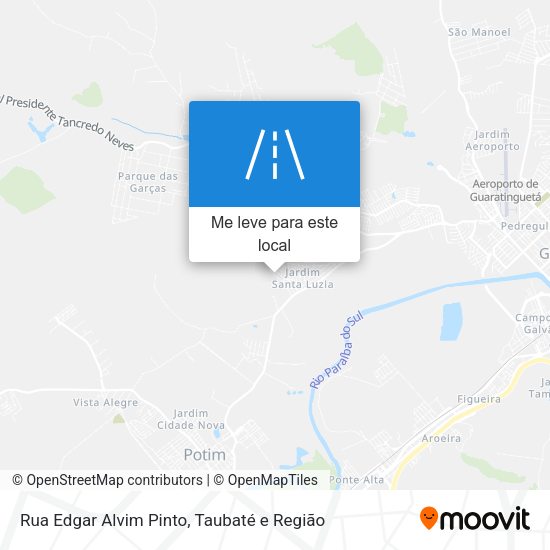 Rua Edgar Alvim Pinto mapa