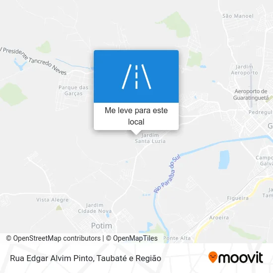 Rua Edgar Alvim Pinto mapa