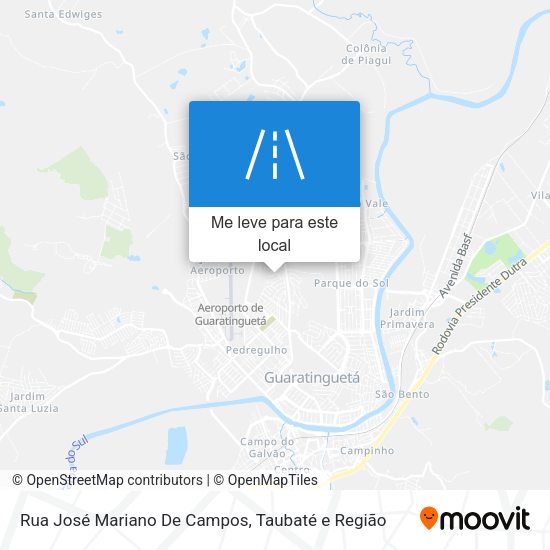 Rua José Mariano De Campos mapa