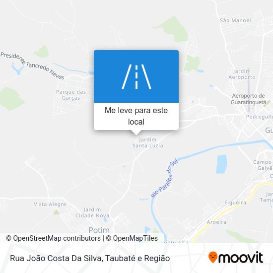 Rua João Costa Da Silva mapa