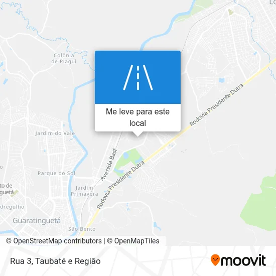 Rua 3 mapa