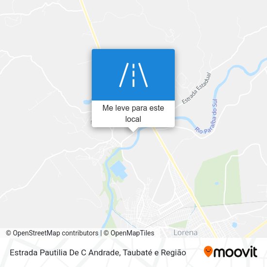 Estrada Pautilia De C Andrade mapa