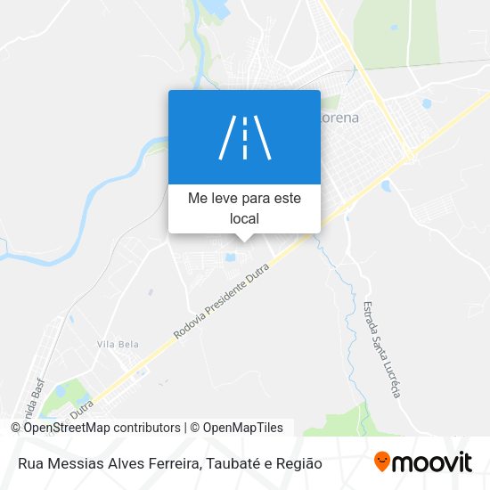 Rua Messias Alves Ferreira mapa