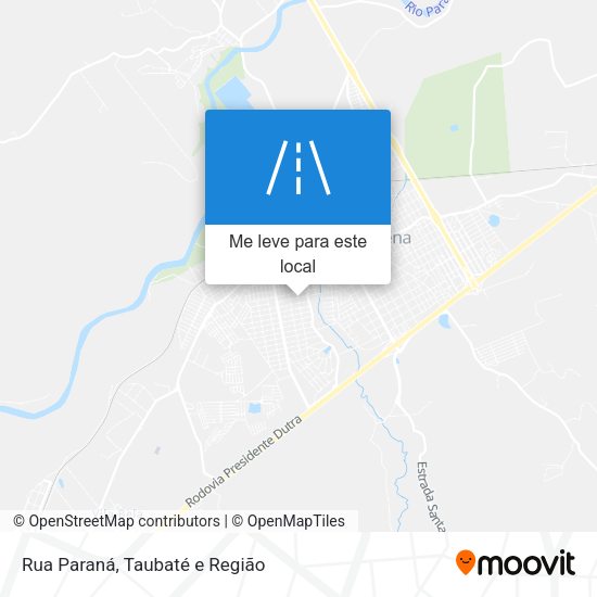 Rua Paraná mapa